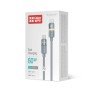 Дата кабель USB-C to USB-C 1.0m 3A 60W warm light gray ColorWay (CW-CBPDCC092-GR)