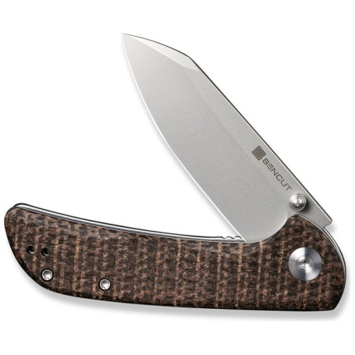 Ніж Sencut Fritch Stonewash Brown Micarta (S22014-3)