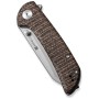 Ніж Sencut Fritch Stonewash Brown Micarta (S22014-3)