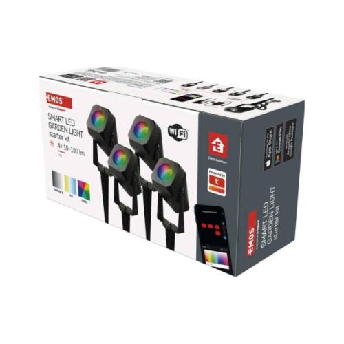 Прожектор EMOS ZIW194R 4шт 7 Вт RGBIC WIFI (ZIW194R)