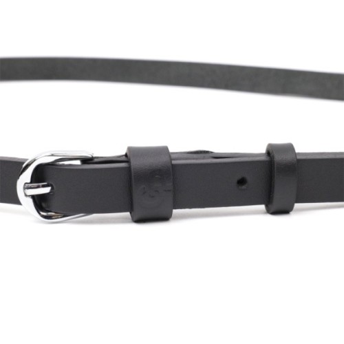 Ремінь Grande Pelle Жіночий з натуральної шкіри Чорний (11693)