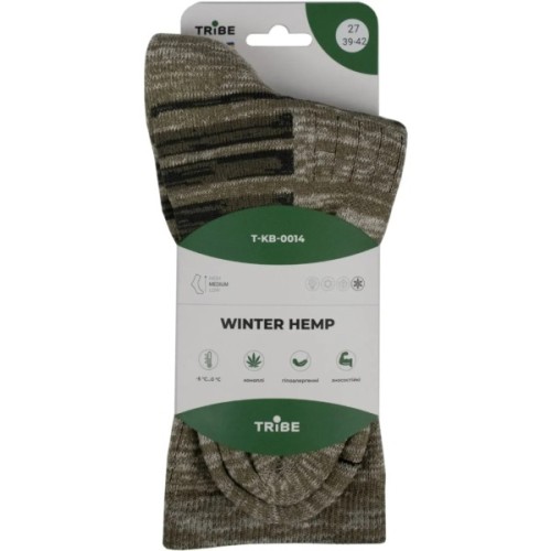 Шкарпетки Tribe Winter Hemp T-KB-0014-melange, 43-46 (T-KB-0014-melange-43-46)