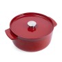 Каструля KitchenAid чавунна з кришкою 5,2 л Червона (CC006060-001)