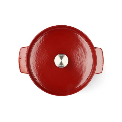 Каструля KitchenAid чавунна з кришкою 5,2 л Червона (CC006060-001)