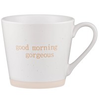 Чашка Ardesto Good Morning, 370мл, кераміка, білий (AR3031)