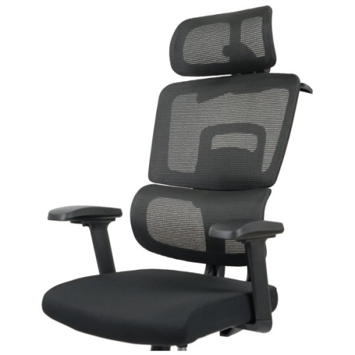 Офісне крісло Аклас Арктик GTR 3D BL (LVB Black OS Black) (00166117)