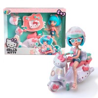 Лялька 4SF Manga Dolls Hello Kitty Красуня Пінк на скутері (HKTF3000)