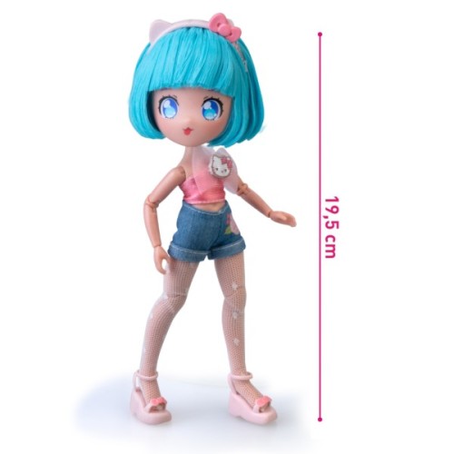 Лялька 4SF Manga Dolls Hello Kitty Красуня Пінк на скутері (HKTF3000)