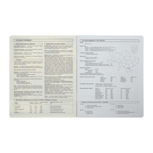 Зошит ZiBi предметний CUTE CAT, 36 аркушів, клітинка, географія (ZB.1731-14)