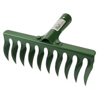 Граблі Grad кручені 10 зубів 265x82мм заклепувальне кріплення (29350)