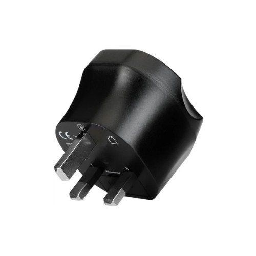 Перехідник EU to UK 220V black Essager (ECTZH-YCC01-Z)