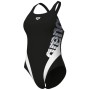 Купальник Arena Stripeflo Swimsuit Swim Pro Ba 011175-551 чорний, білий 40 (3468337721536)
