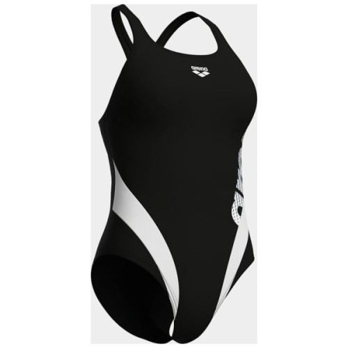 Купальник Arena Stripeflo Swimsuit Swim Pro Ba 011175-551 чорний, білий 40 (3468337721536)