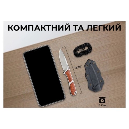 Ніж Civivi Mini Elementum Fixed Blade Wood (C23010-4)