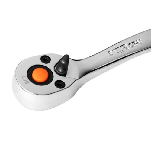 Набір торцевих головок Neo Tools 14шт, 1/4", тріскачка 90 зубців, CrV (10-000)