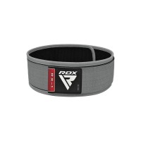 Атлетичний пояс RDX RX1 Weight Lifting Belt Grey M (WBS-RX1G-M)