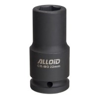 Торцева головка Alloid ударна, глибока, 3/4", 22мм (GUG-71122)