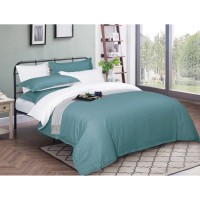 Постільна білизна MirSon SatinStripe 30-0015+ 30-0001Galiena 220х240 King Size (2200005260685)