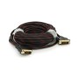 Кабель мультимедійний DVI M to DVI M 10.0m 24+1pin black/red Merlion (YT-DVI(M)/(M)NY/RD-10m)