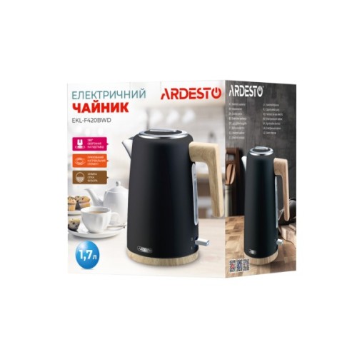 Електрочайник Ardesto EKL-F420BWD