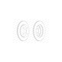 Гальмівний диск FERODO DDF1774C