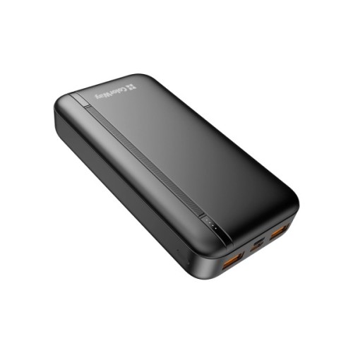 Батарея універсальна ColorWay 20 000 mAh Portable Charger (USB/QC3.0 + USB-C/PD/22.5W) Black (CW-PB200LPB4BK-PD)