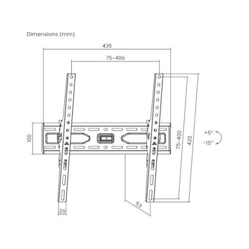 Кронштейн Brateck KL36-44T