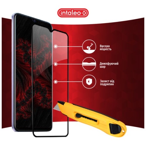Скло захисне Intaleo Full Glue Vivo Y21S Black (1283126527012)