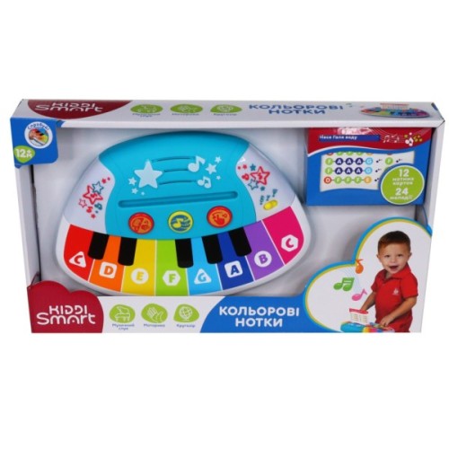 Розвиваюча іграшка Kiddi Smart Піаніно – Кольорові нотки (світло) (4514T-KS)