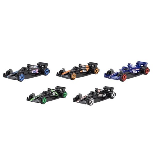 Машина Hot Wheels набір F1 2024 5 базових болідів (JGF58)