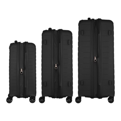 Набір валіз 2E Aero (L+M+S), чорні (2E-SPP-AERO-SET3-BK)