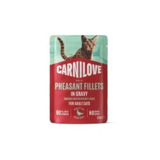 Вологий корм для кішок Carnilove Gravy Pheasant with Raspberry Leaves 85 г (8595602584666)