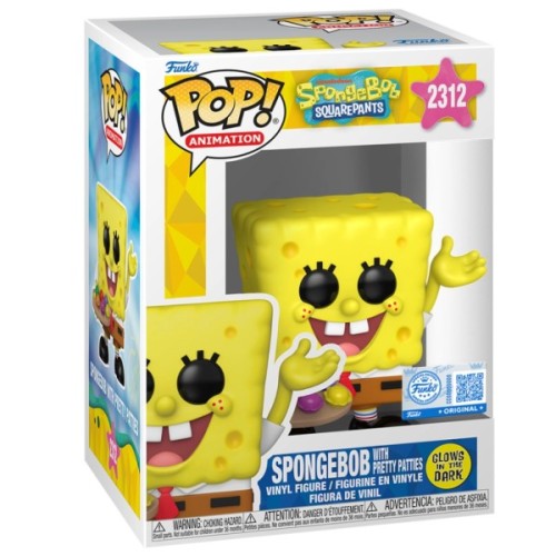 Фігурка Funko Pop серії Губка: Губка Боб з крабсбургерами (GW) (92009)