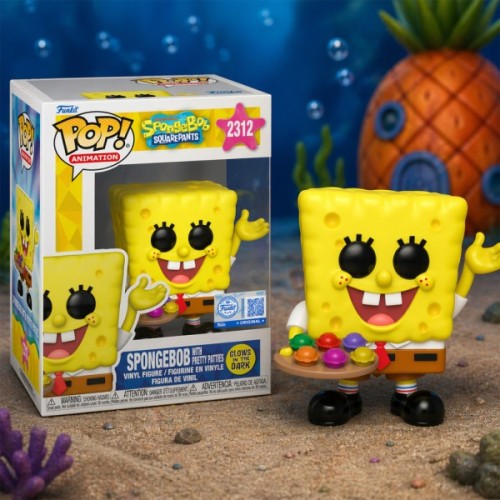 Фігурка Funko Pop серії Губка: Губка Боб з крабсбургерами (GW) (92009)