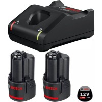 Набір акумулятор + зарядний пристрій Bosch Professional, GBA 12V, 2×3.0Ah, ЗП GAL 12V-40 (1.600.A01.9RD)