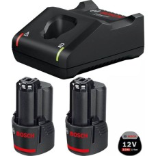 Набір акумулятор + зарядний пристрій Bosch Professional, GBA 12V, 2×3.0Ah, ЗП GAL 12V-40 (1.600.A01.9RD)