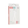 Дата кабель USB 2.0 AM to Lightning 0.25m 2.4A white XO (XO-NB179-BK)