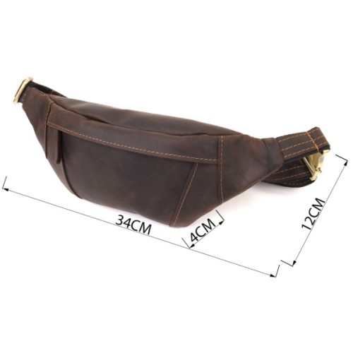 Сумка Shvigel Шкіряна Коричнева (23121)