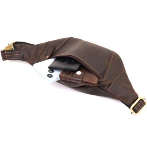 Сумка Shvigel Шкіряна Коричнева (23121)