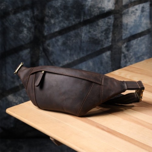 Сумка Shvigel Шкіряна Коричнева (23121)