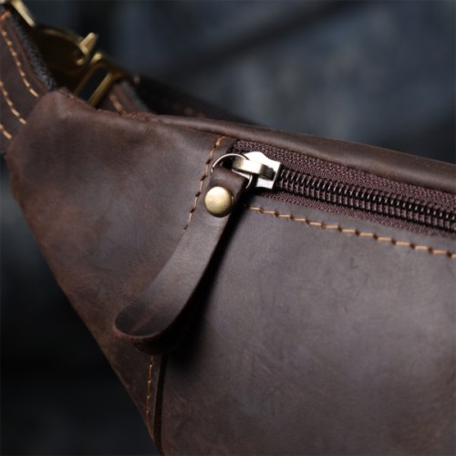 Сумка Shvigel Шкіряна Коричнева (23121)