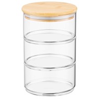 Ємність для сипучих продуктів Ardesto Midori 3 х 400 мл (AR1203CB)