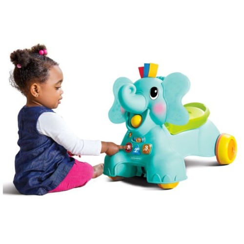Ігровий розвиваючий центр Infantino інтерактивний 3 в 1 Мій слоник (217023I)