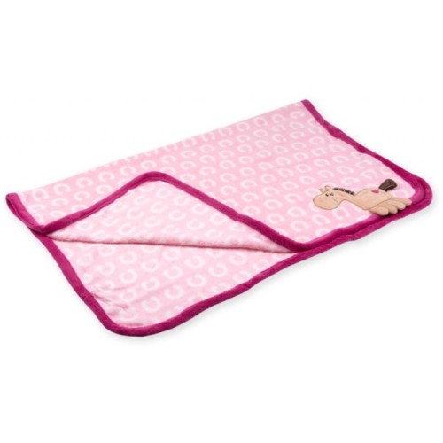 Ковдра дитяча Luvable Friends з малюнком тварин для дівчаток (50439.F)