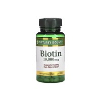 Вітамін Nature's Bounty Біотин швидкого вивільнення, 10000 мкг, Biotin, 120 гелевих (NRT-51697)