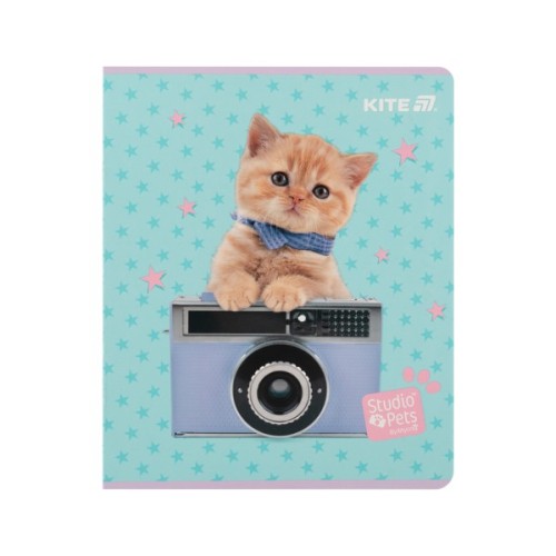 Зошит Kite Studio Pets, 24 аркуші, клітинка (SP25-238)
