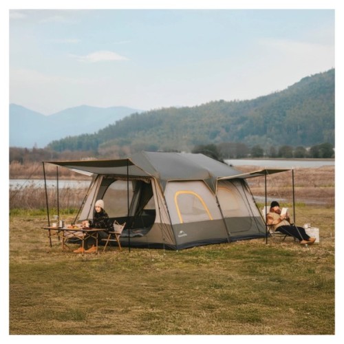 Намет Naturehike Cape 8.4 CNK2450WS050 з швидким розкриттям, сіро-коричневий (6927595770566)