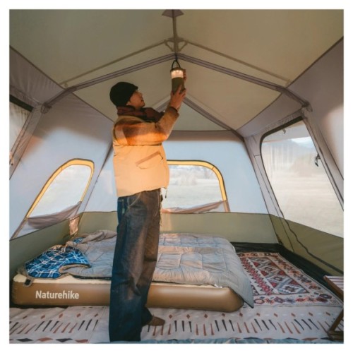 Намет Naturehike Cape 8.4 CNK2450WS050 з швидким розкриттям, сіро-коричневий (6927595770566)