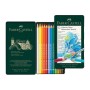 Олівці кольорові Faber-Castell Albrecht Drer акварельні , 12 кольорів в металевій коробці, (117512) (15437)