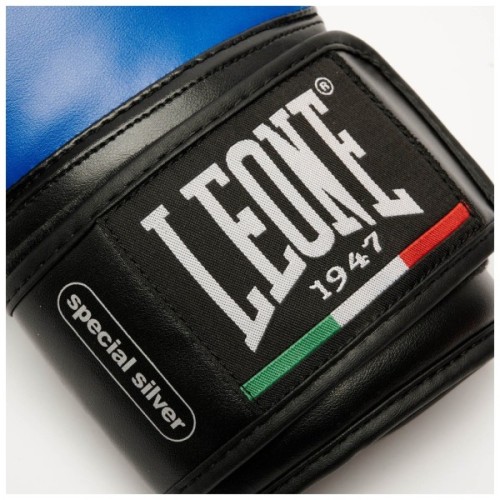 Боксерські рукавички Leone GN383 Thunder Blue 8 унцій (GN383_Blue_8oz)